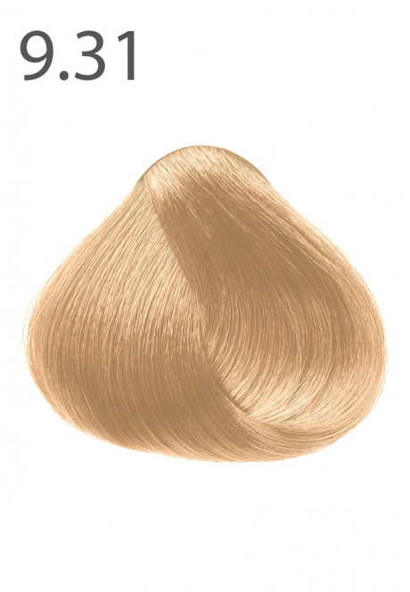 Стойкая крем-краска для волос Шелковое окрашивание серии SALONCARE тон Шампань 9.31
