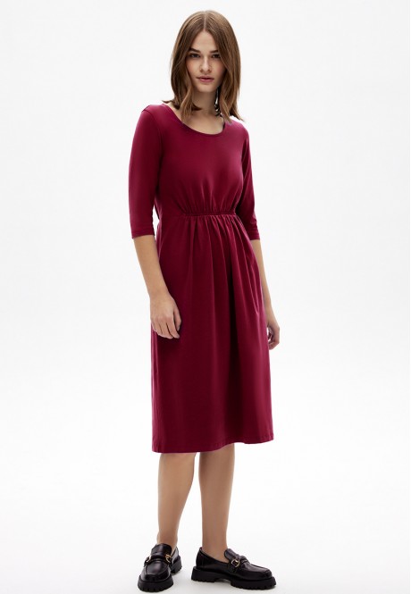 Jersey Dress burgundy