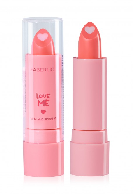 Love Me Tender Lip Balm with almond and camellia oil  Love me tender hue