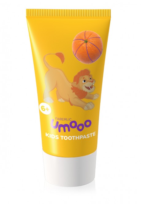 Детская зубная паста со фтором Umooo 6