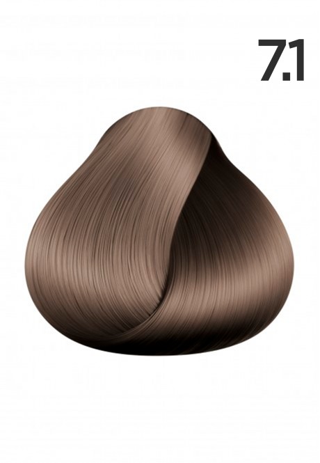 Стойкая крем-краска для волос серии Expert тон 7.1 Пепельный блондин