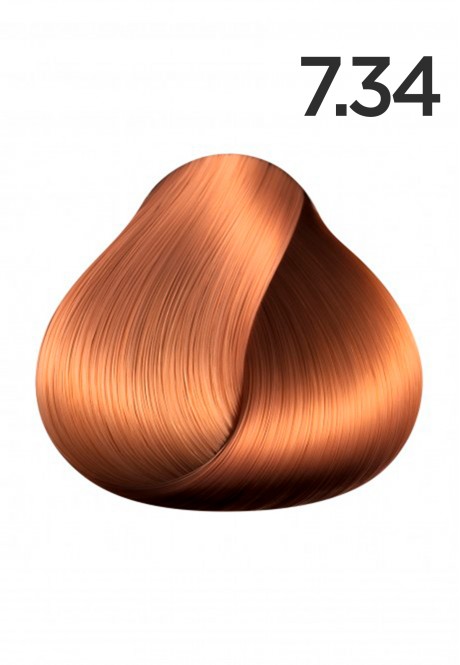 Стойкая крем-краска для волос серии Expert тон 7.34 Блондин золотисто-медный
