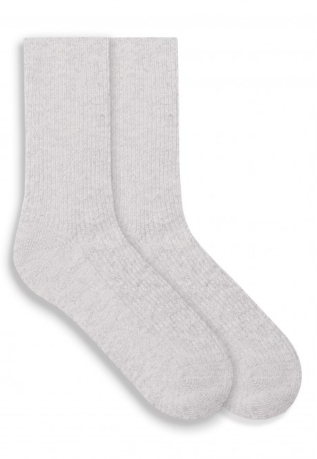 Womens Wool Socks light gray melange