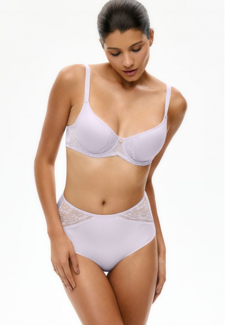 BS289 Бюстгальтер спейсер «Эссеншиал» с кружевом, цвет лавандовый, размер 85D