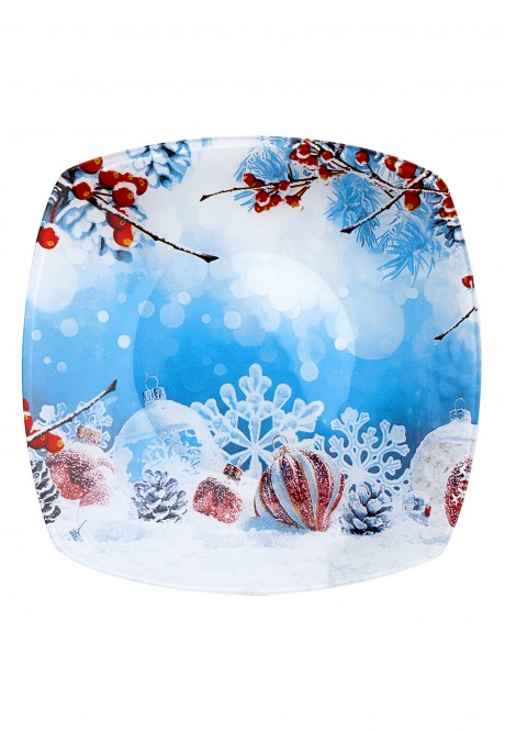 Тарелка малая, коллекция "Морозные узоры"