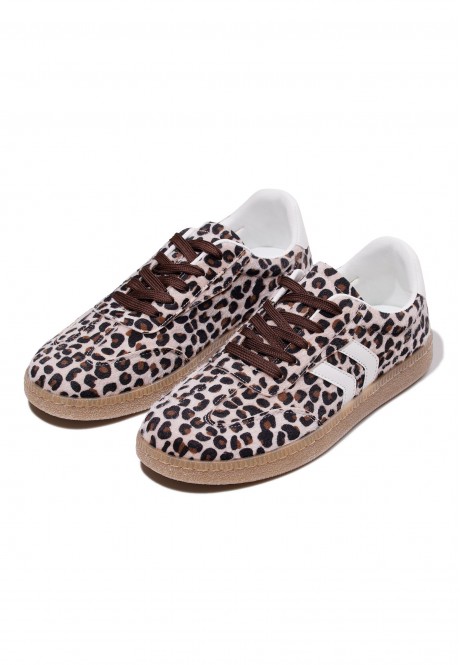 SSW142 Кеды женские Стайл, цвет леопард, размер 37