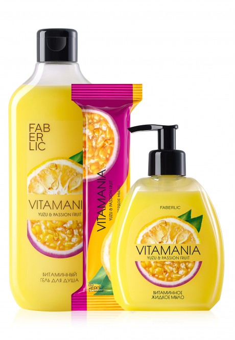 Набор для душа Юзу и маракуйя Vitamania
