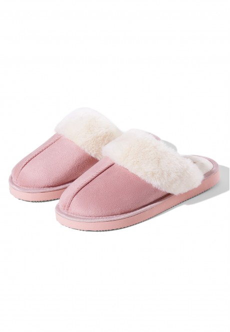 TPW042 Тапочки женские, цвет дымчато-розовый, размер 37