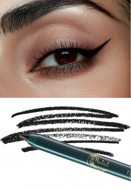 Кохль-кайал для глаз с маслами шиповника и миндаля, тон "Арабская ночь"