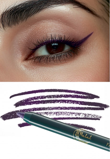 Кохль-кайал для глаз с маслами шиповника и миндаля, тон "Лиловый мираж"