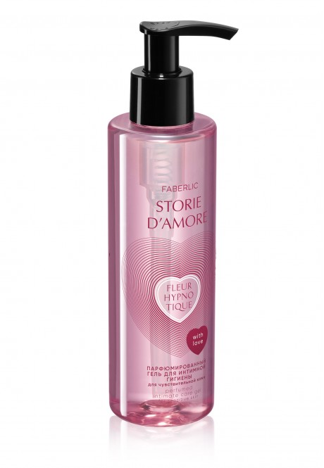 Парфюмированный гель для интимной гигиены для чувствительной кожи Fleur Hypnotique Storie d'Amore