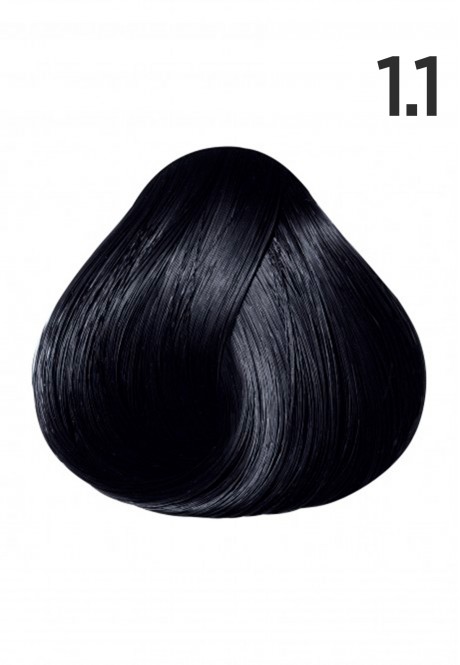 Стойкая крем-краска для волос серии Expert тон 1.1 Черно-синий