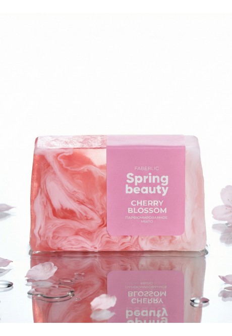Мыло косметическое ручной работы "Cherry Blossom" серии Spring Beauty