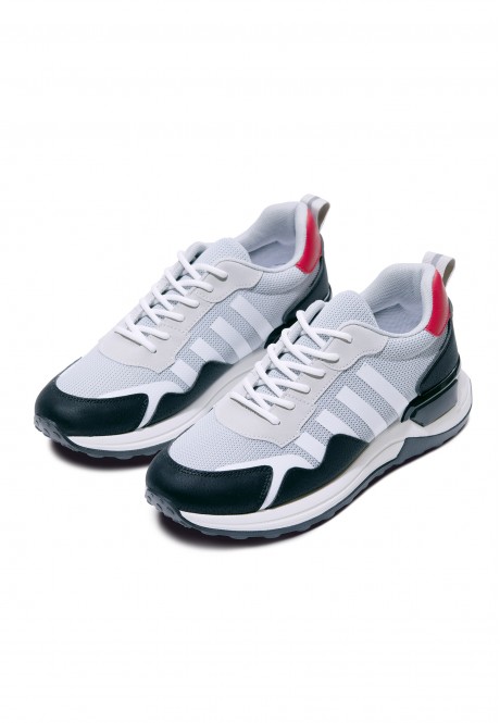 Casual Mens Sneakers gray and black 