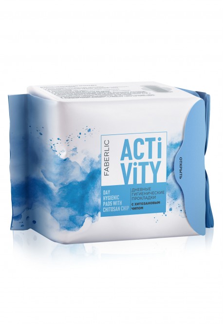 Дневные гигиенические прокладки с хитозановым чипом