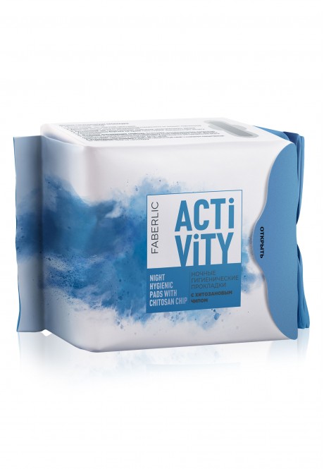 Ночные гигиенические прокладки с хитозановым чипом