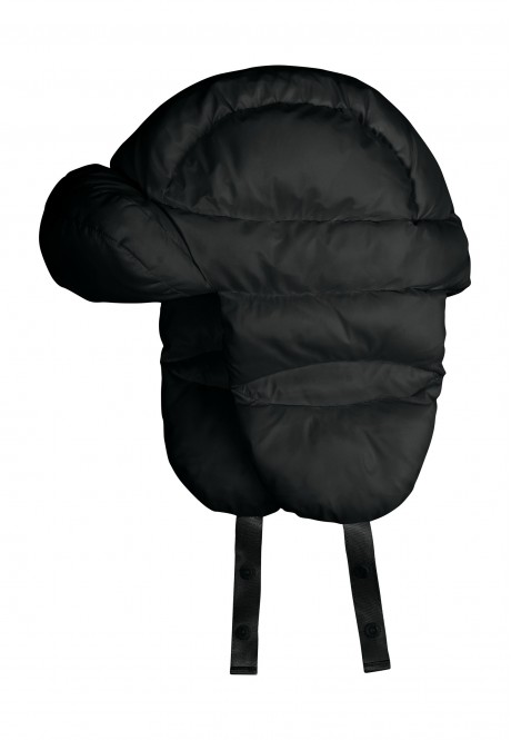 Шапка  ушанка, цвет черный