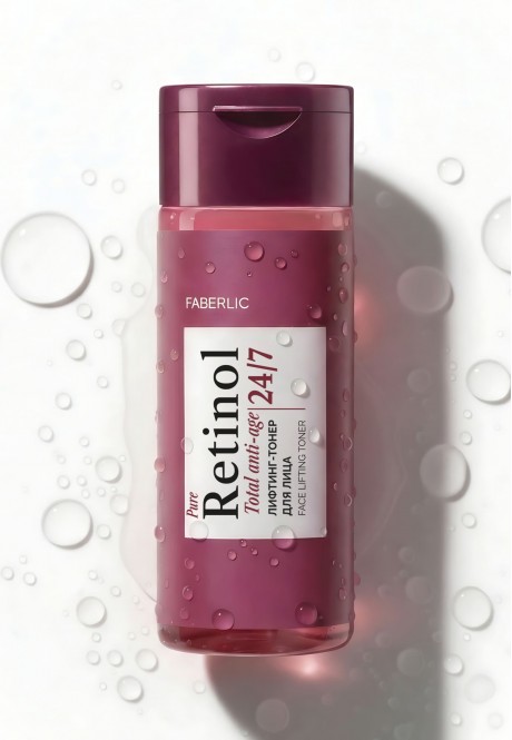 Лифтинг-тонер для лица серии Retinol 24/7