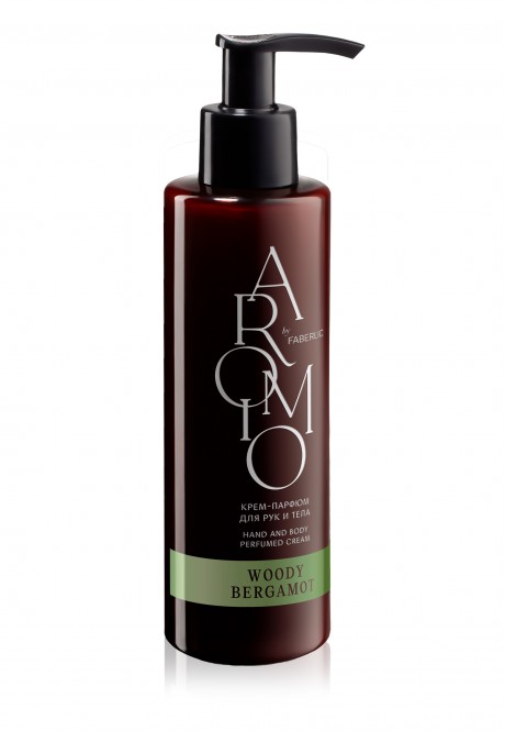 Крем-парфюм для рук и тела Woody Bergamot серии Aromio