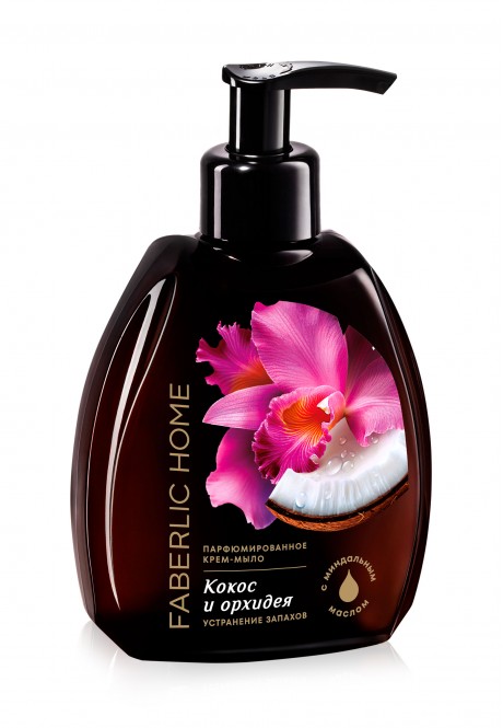 Парфюмированное крем-мыло для кухни «Кокос и орхидея» товарного знака Faberlic Home