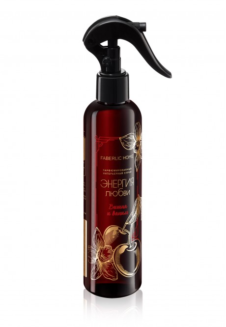 Парфюмированный интерьерный спрей «Энергия любви» товарного знака FABERLIC HOME