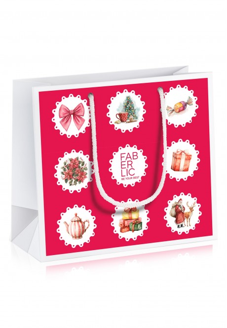 Пакет бумажный подарочный «Новогодняя сказка», размер L