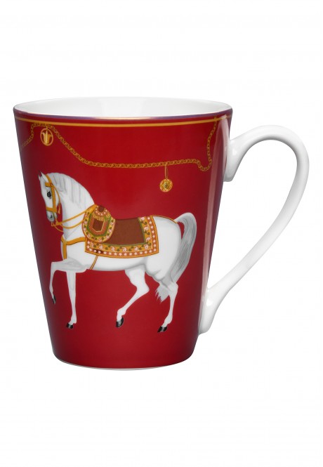 Кружка, коллекция  "Фортуна", красная