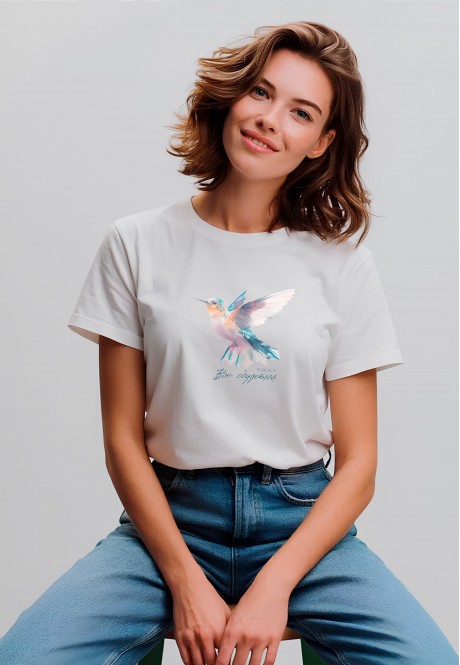 FB-T-L-02-WH0004Футболка женская, цвет белый, размер L