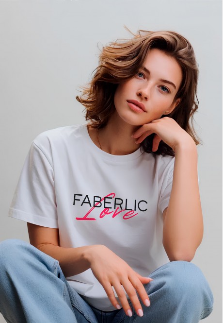 FB-T-L-02-WH0005Футболка женская, цвет белый, размер XS