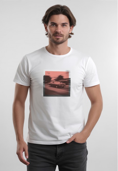 FB-T-M-01-WH0016Футболка мужская, цвет белый, размер M