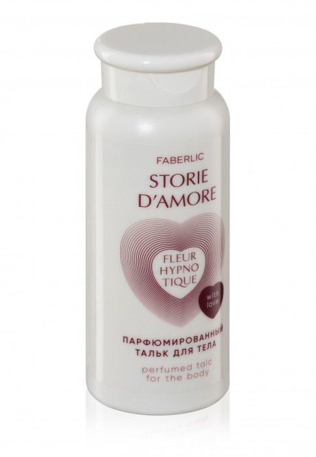 Парфюмированный тальк для тела серии Storie d'Amore