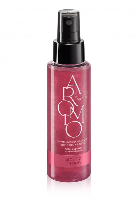 Парфюмированный мист для тела и волос Мистическая вишня серии Aromio