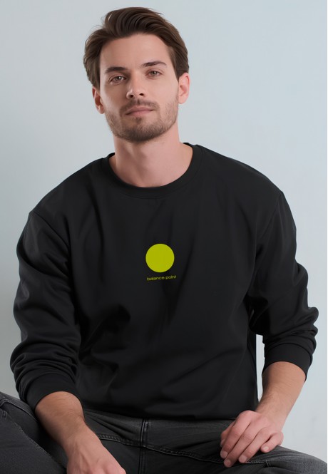 FB-SS-M-01-BL0036Свитшот мужской, цвет черный, размер S