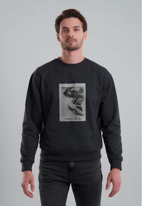 FB-SS-M-01-BL0040Свитшот мужской, цвет черный, размер S