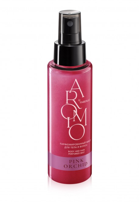 Парфюмированный мист для тела и волос Pink Orchid серии Aromio