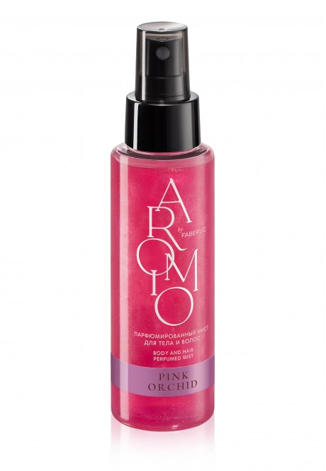Парфюмированный мист для тела и волос Pink Orchid серии Aromio
