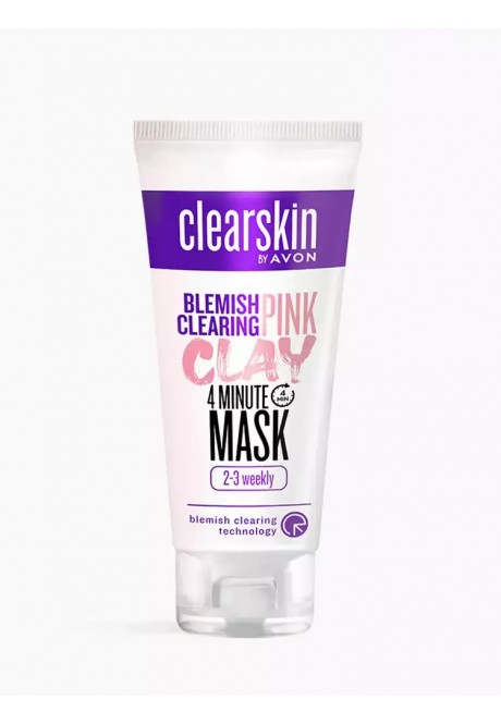 Розовая глиняная маска для лица «Для проблемной кожи»