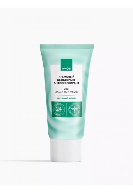 Кремовый дезодорант-антиперспирант «2 в 1: защита и уход. Цветочный аромат»