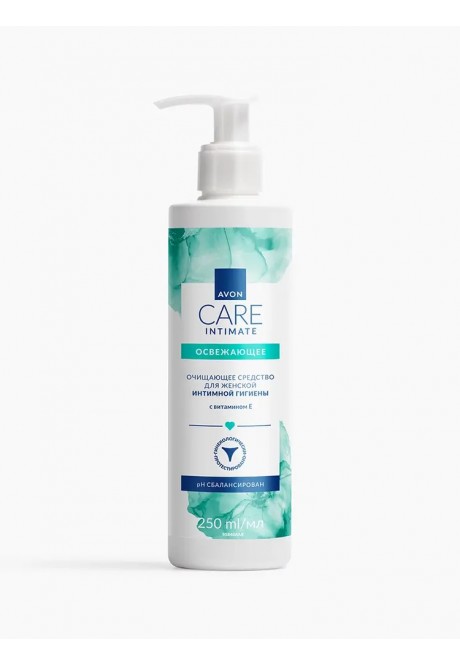 Освежающее очищающее средство для женской интимной гигиены с витамином Е