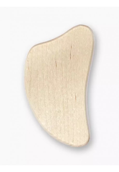 Массажер гуаша Карельская береза. 12х6,8 см.