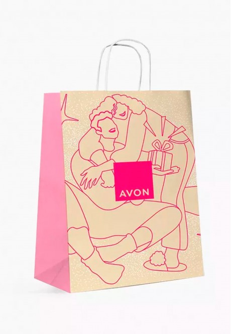 Подарочный пакет. Материал: бумага. Размер: 36 см (высота) х 25 см (длина) x 11 см (ширина).