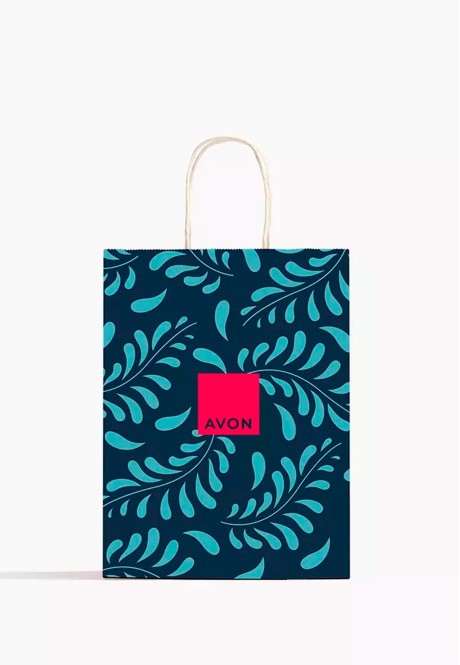 Пакет подарочный синий