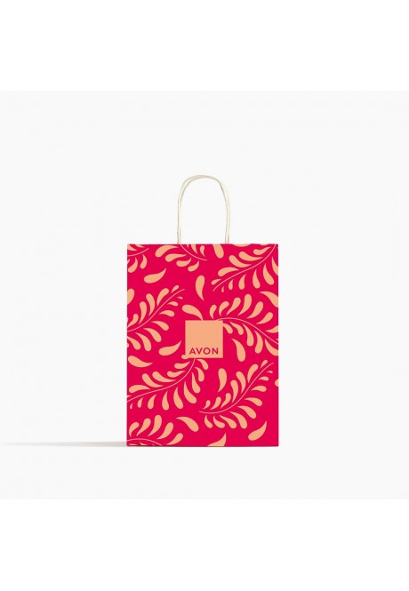 Подарочный пакет розовый