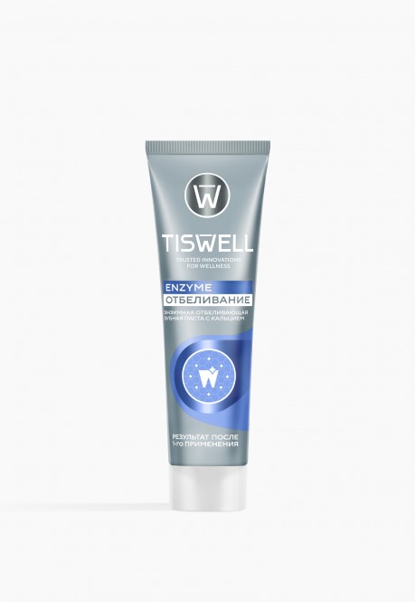 TISWELL ЗУБНАЯ ПАСТА ЭНЗИМНАЯ ОТБЕЛИВАЮЩАЯ С КАЛЬЦИЕМ ДИ