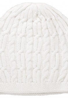 SnowWhite Motifs Knit Cap universal size