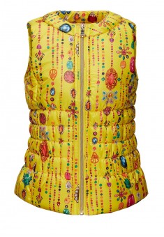 Insulated Vest for girl lemon