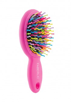 Kids hairbrush with a mirror