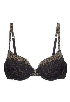 H&M Microfiber Push-up Bra - Black