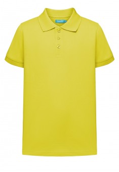 Jersey polo shirt for boys lemon