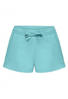 Knitted shorts for girls light blue